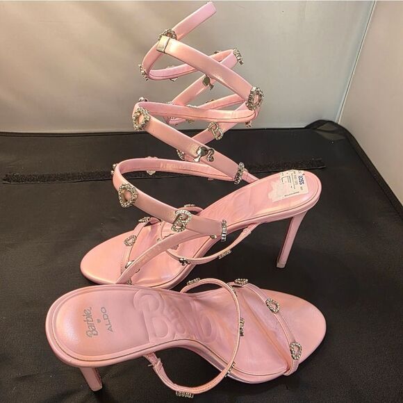 BRAND NEW BARBIE& ALDO SERENE ANKLE STRAP PLAFORM SANDAL - Picture 10 of 16